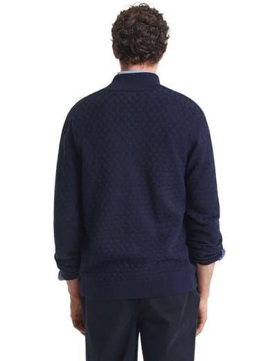 Gant vest donkerblauw