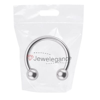 fake neuspiercing Zilver - nep piercing - fake septum - nep neusring - nep neuspiercing - Jewelegance