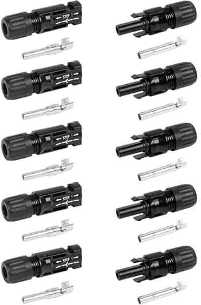Zonneconnector Fotovoltaïsche Connector MC4 Set voor Zonnepanelen - Hoge Kwaliteit