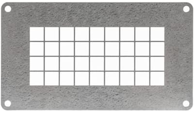 Universeel Metalen Ventilatierooster 140 x 80 mm - Duurzaam Kanaalrooster voor Luchttoevoer
