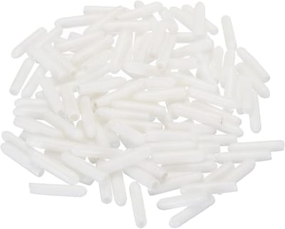 100 stuks rubberen eindkappen 2,5 mm ID - flexibele ronde schroefdoppen en draadbeschermers voor bouten, schroeven, buizen en kabels - zachte rubberen hoezen voor bescherming en isolatie
