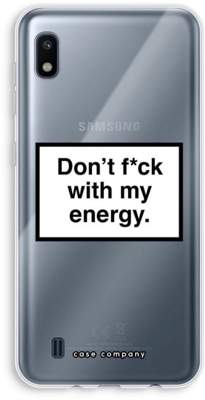 Hoesje geschikt voor Samsung Galaxy A10 hoesje - My energy - Soft Cover Telefoonhoesje - Bescherming aan alle Kanten en Schermrand