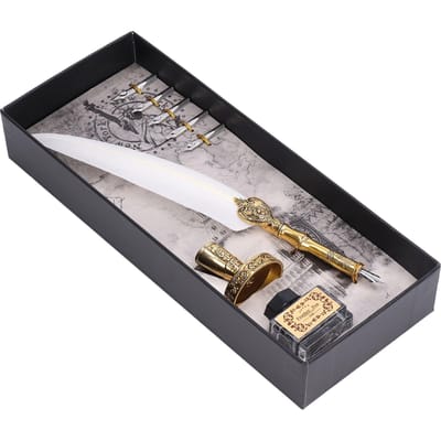 Kipveerpen Vloeiend Comfortabel Schrijven Vintage Elegantie Uitstekende Afwerking Veerpen voor wit