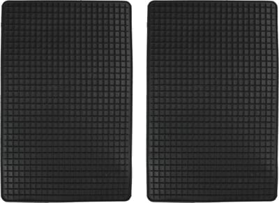 Benson Universele waterdichte automatten - 2-delig - 43 x 29 cm - zwart - multifunctioneel