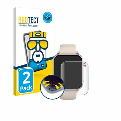 BROTECT - Screenprotector voor Marsyu ET570 1.96" - Folie Beschermfolie transparant volledig dekking - 2 Stuks