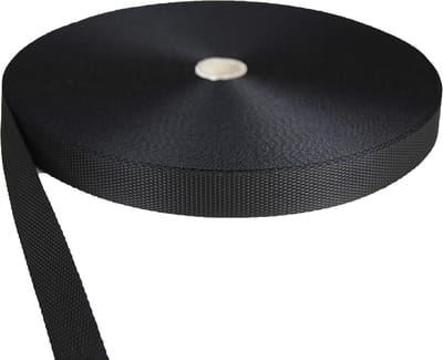 Polypropyleen Band - Sterke Band - Tassen Maken - Hoge Stabiliteit - 50 Meter - Zwart
