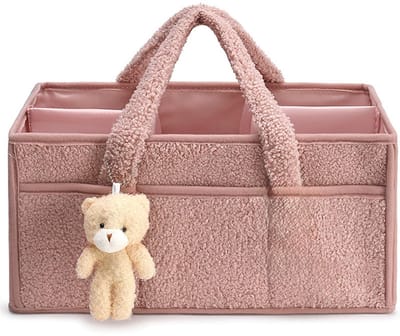 Daity 1 stuk - Verschoontafel organizer - opbergmand voor doekjes - babyshower cadeau - auto organizer - babykamer organizer - draagbare organizer