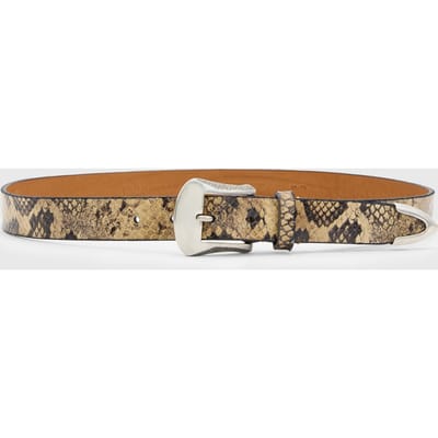 John Varvatos 28mm - Houston Western Tip Salt Size: W34 | Belts Outlet | Heren | Bruin