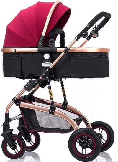Kinderwagen Paraplu - Compacte buggy - Baby vervoer - Omkeerbaar zitje - 655x88x105cm - Blauw