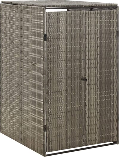 Kliko ombouw - UV-bestendig - Container - Berging - 1 Afvalbak - Kunststof - Weerbestendig - Grijs
