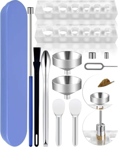 Laboratorium Gereedschapset - Micro Trechters Lepels - Materiaal Behandeling - Complete 11-delige Set - 17.8 x 3.8 x 1.8 cm