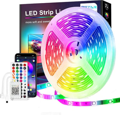 PSTAR LED Strip - 15M - Bluetooth RGB Verlichting App Controle - Flexibele Smart Led Strip - RGB Kleurverandering Muziek Timing Licht
