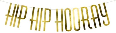 PartyDeco - Folat - Letterslinger Hip Hip Hooray