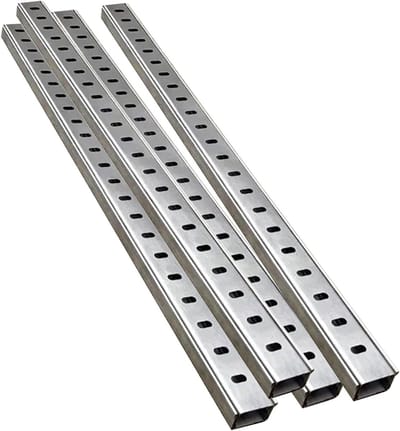Beton Afvoergoot - Drainage Kanaal - Terras Waterdicht - Roestvrij Staal - 100 cm - Zilver