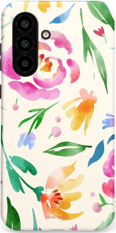 Casetastic Hoesje Geschikt voor Samsung A56 / A36 - Stijlvolle Beschermende Duo-layer Case - Floral Flow