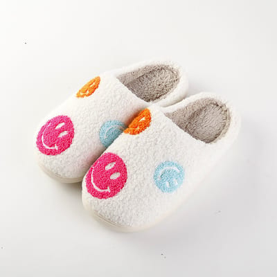 Budino® 3 Smileys Pantoffels - 3 Smileys Sloffen - Pantoffels - Sloffen - Dames en Heren - 3 Smileys - Maat 37/38