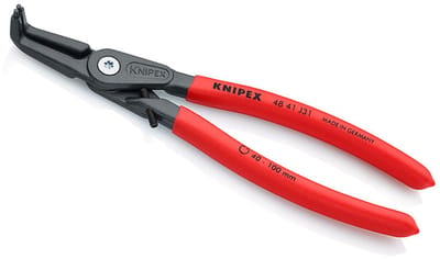 Knipex 48 41 J31 Precisie-borgveertang Geschikt voor borgringen Binnenringen 40-100 mm Puntvorm 90° haaks
