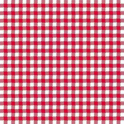 Oktoberfest Servetten - geruit rood/wit - 3-laags - 20x stuks - papier