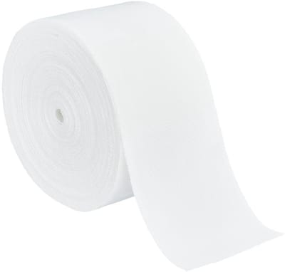 Dailygoods- Gordijnband 20 m - Witte Gordijnband 1 cm - Polykatoenen Materiaal - Duurzaam - Voor Woondecoratie - Geschikt voor Raamdecoratie - Gordijn
