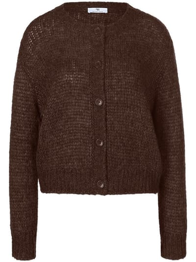 Vest lange mouwen Van Peter Hahn bruin