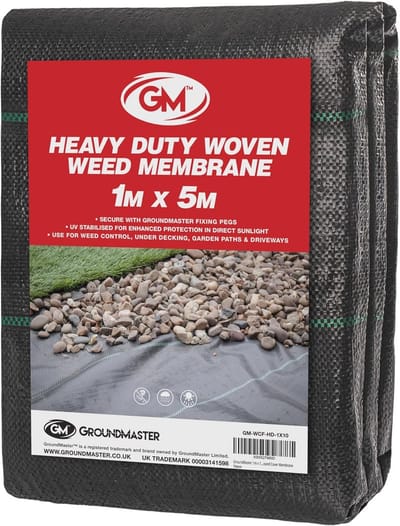 Extra Sterk Onkruiddoek 1m x 5m - Waterdoorlatend Bodemdoek voor Tuin en Oprit