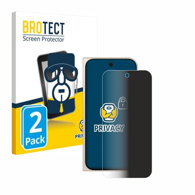 BROTECT - privacy screenprotector voor Google Pixel 9 Pro Fold - Folie Beschermfolie Blauwlichtfilter 2 Stuks