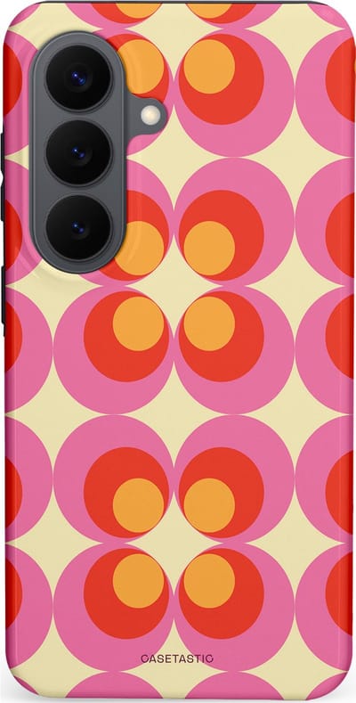 Casetastic Hoesje Geschikt voor Samsung Galaxy S26 - Stijlvolle Beschermende Duo-layer Case - Circle boogie