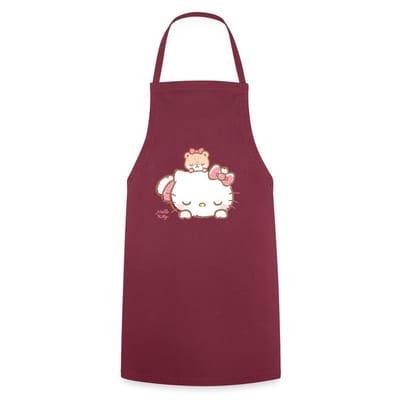Hello Kitty Met Teddy Op Haar Rug Keukenschort