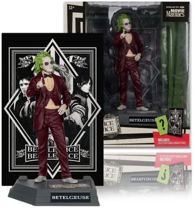 McFarlane Toys Beetlejuice Beetlejuice Movie Maniacs PVC Statue Beetlejuice 17 cm Beeld