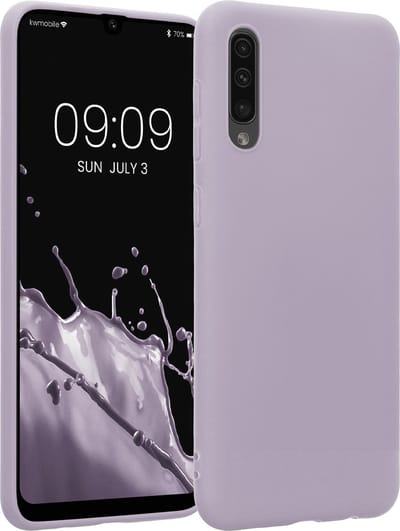 kwmobile telefoonhoesje geschikt voor Samsung Galaxy A50 - Hoesje voor smartphone - Back cover in lavendel