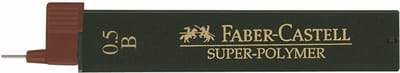 Potloodstift faber-castell b 0.5mm | 12 stuks