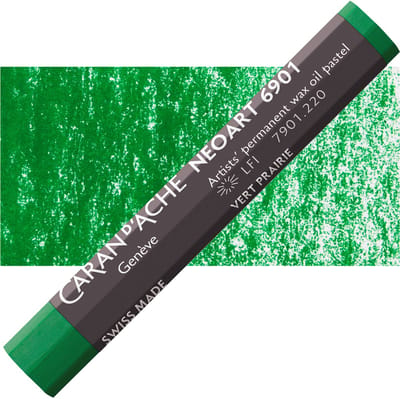 Caran d'Ache Neoart Permanent Wax Oliepastel - Grass Green (220)