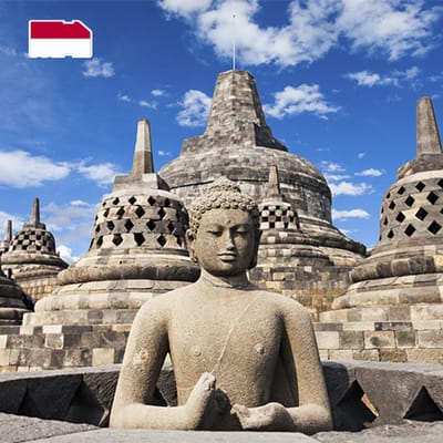 InternationalSIM Data Simkaart Indonesië - 3 GB - 15 dagen