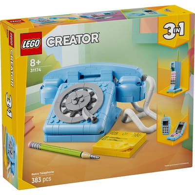 LEGO® Creator 3in1 Retro Telefoon, Vintage Telefoon - 31174