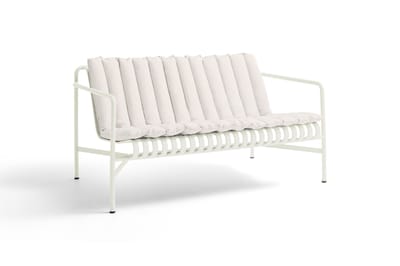 HAY Palissade Soft Gewatteerd kussen voor loungebank - cream white