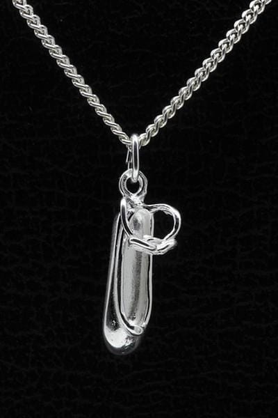 Zilveren Balletschoen ketting hanger - enkelstrik