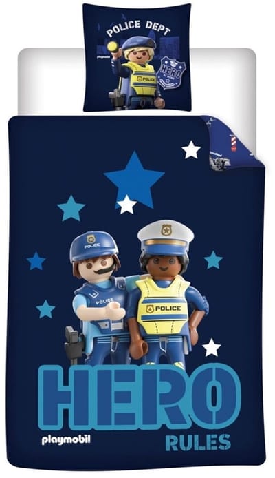 Playmobil Dekbedovertrek - Eenpersoons - 140 x 200 cm - 65 x 65 cm - Polycotton