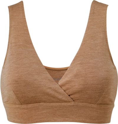 Boob Design Go-to Zwangerschaps - Voedingsbeha – 95% Bio Merinowol – Warm - Ademend – Bruin Melange – Maat L