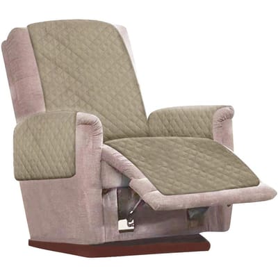 Housse de Fauteuil Inclinable Tapis Antidérapant Protecteur Coussin de Canapé Fauteuil Protecteur de Meuble Housse de Fauteuil gray