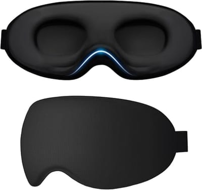 3D Slaapmasker voor Zijslapers - Ergonomisch Oogmasker met Verstelbare Band - Comfortabel en Huidvriendelijk - Ideaal voor Slapen, Reizen en Vluchten - Perfect als Moederdag Cadeau