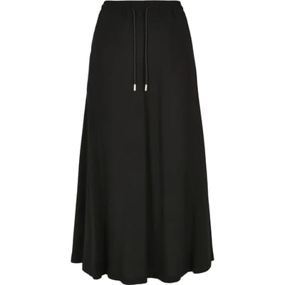 Urban Classics Ladie Viscose Midi Dames Maxirok - zwart - M