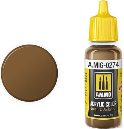 AMMO by Mig Jimenez Hobbyverf Acrylverf - MIG 0274 Marrone Mimetico 1 FS 30118 - Acryl - 17ml Verf flesje - 17 ml