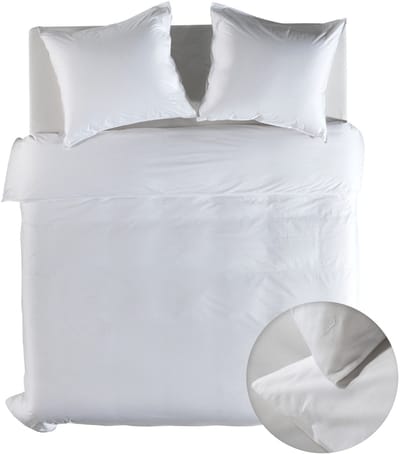 Yellow Dekbedovertrek Suite Casablanca - Katoen - Blanc de Blanc - 200x200-220 cm - 100% Katoen - Tweepersoons