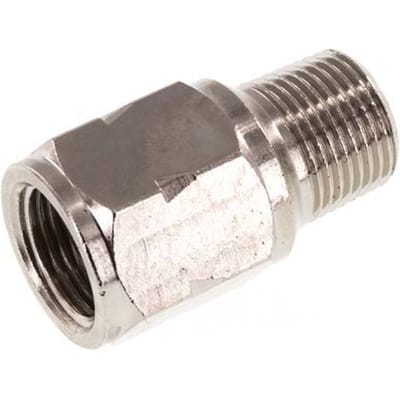 R/Rp 3/8'' M/V Mini Terugslagklep Vernikkeld Messing 10 bar (145 psi) NBR Geen Veer
