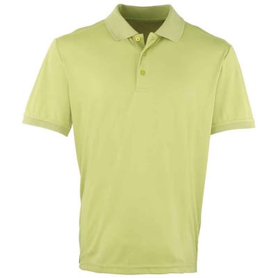 Premier Heren Coolchecker Pique Poloshirt (Kalk)