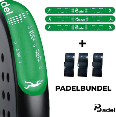 Badel® Padel Protector Bundel – 3 Stuks – Lichtgewicht Frame Bescherming – Geen Invloed op Balans