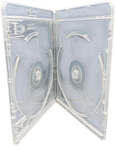 Dailygoody - -Lite Double Blu-ray Cases - Duidelijk en Duurzaam - 2