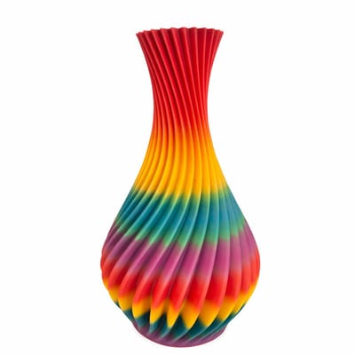'Sunshine' Lente Vaas - Vrolijke Lente Kleuren - Home Deco - Uniek Kleuren Perspectief - Prachtig Design - Bloemenvaas - 100% Waterdicht