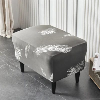 Bloemen bedrukte vleugelstoelhoes Stretch Spandex fauteuilhoezen Nordic verwijderbare relaxbankhoezen met zitkussenhoezen