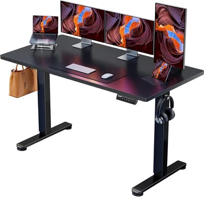 Elektrisch Zit-Stabureau 140x70 cm - Hoogte Verstelbaar met 4 Geheugenstanden